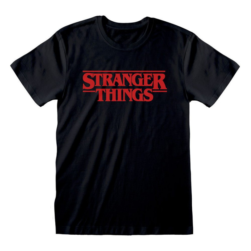 visión Megalópolis cubierta Stranger Things - Camiseta Logo Black