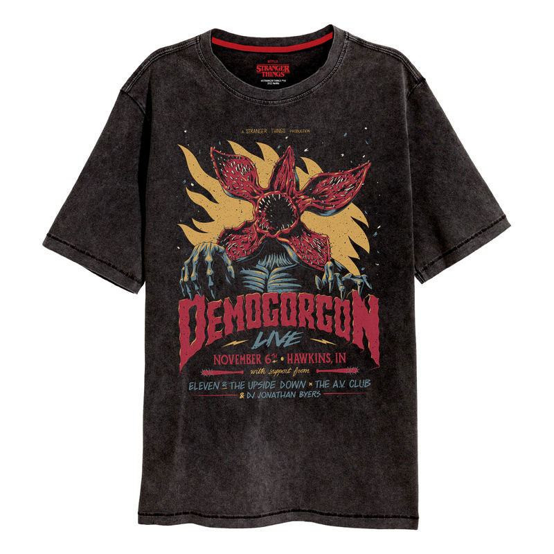 mecánico Limpia el cuarto Instantáneamente Stranger Things - Camiseta Vintage Demogorgon