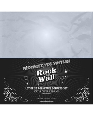 Rock On Wall - 25 Fundas Exteriores Blandas Para Vinilo 12