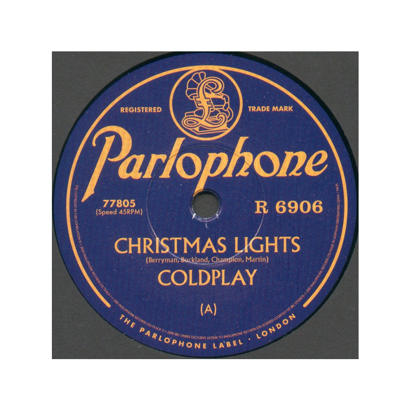 Coldplay Vinilo Single 7'' Christmas Lights