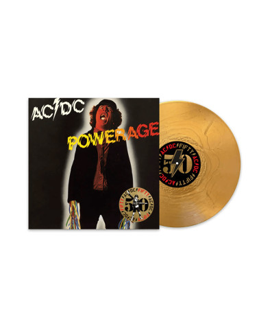 AC/DC - Vinilo Powerage - 50 Aniversario DORADO