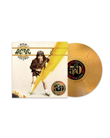 AC/DC - Vinilo High Voltage - 50 Aniversario DORADO