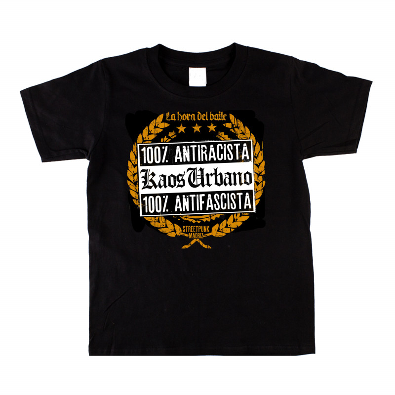 Isaac Refinería Paja Kaos Urbano - Camiseta manga corta 100% Antifascista (adulto/niño)