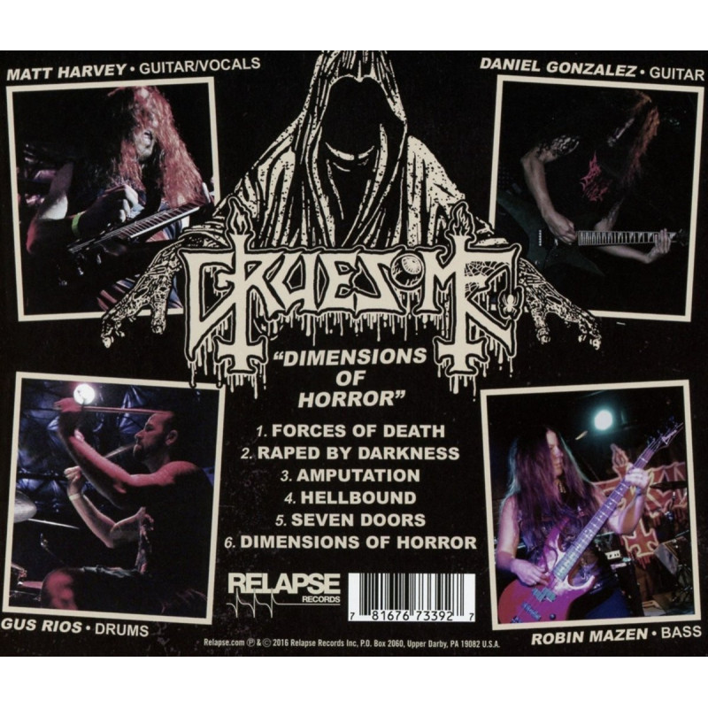 Gruesome - Cd dimensions of horror